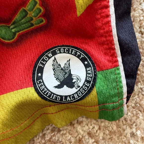 FLOW SOCIETY Lacrosse Shorts Multi Graphic Youth small - Picture 3 of 3